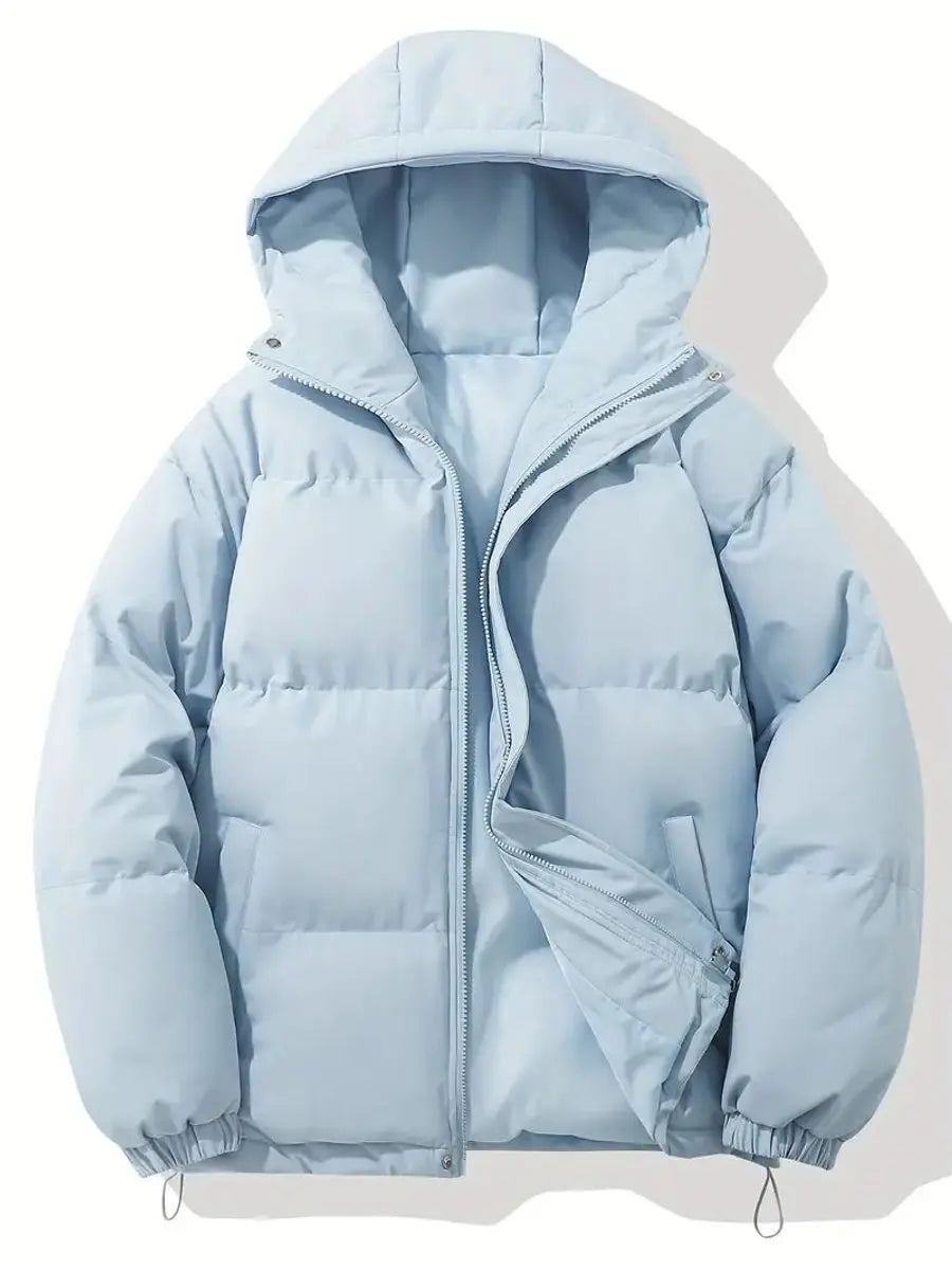 Caitlin Winter Puffer Jacket - Light Blue