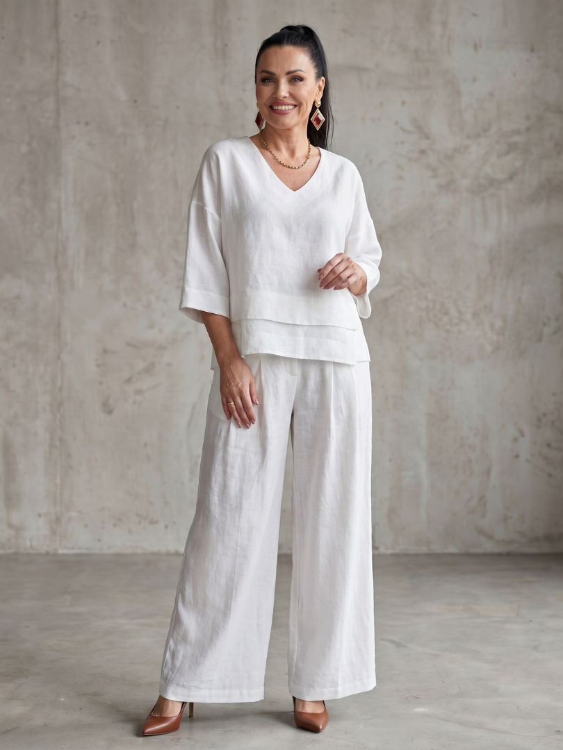 Diana Loungewear Set - White