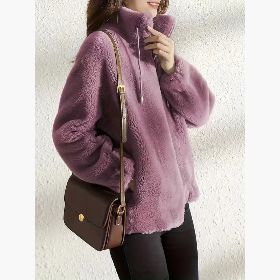 Lowri Women's Winter Teddy Faux Fur Coat