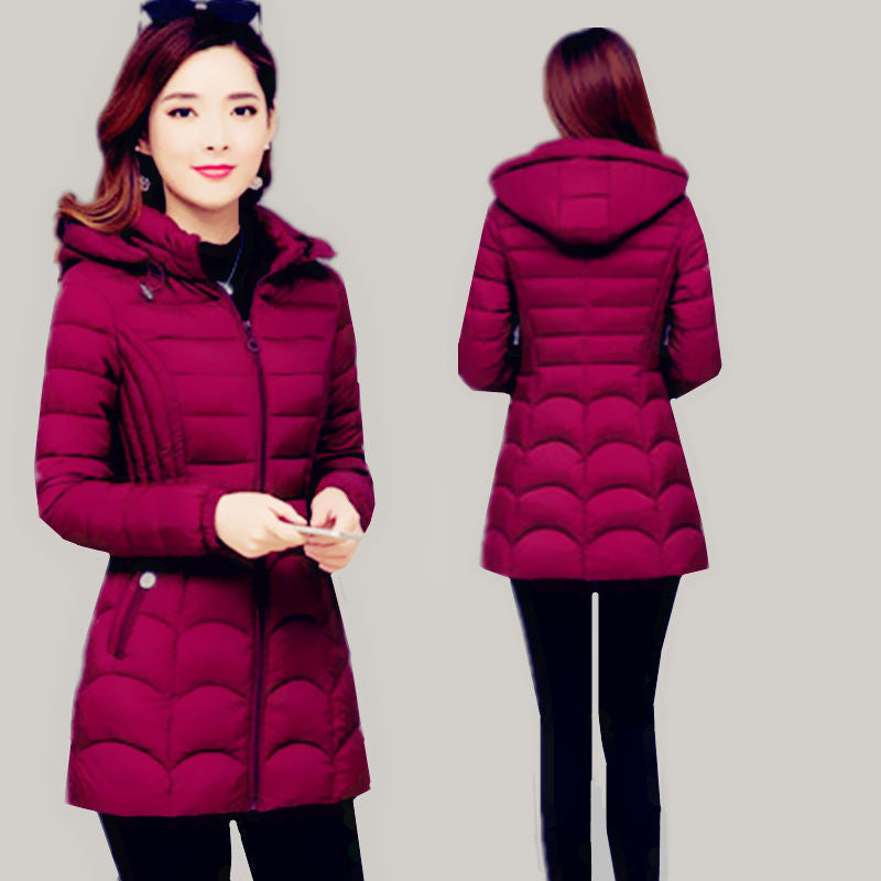 Sylvie Women's Fitted Winter Puffer Coat