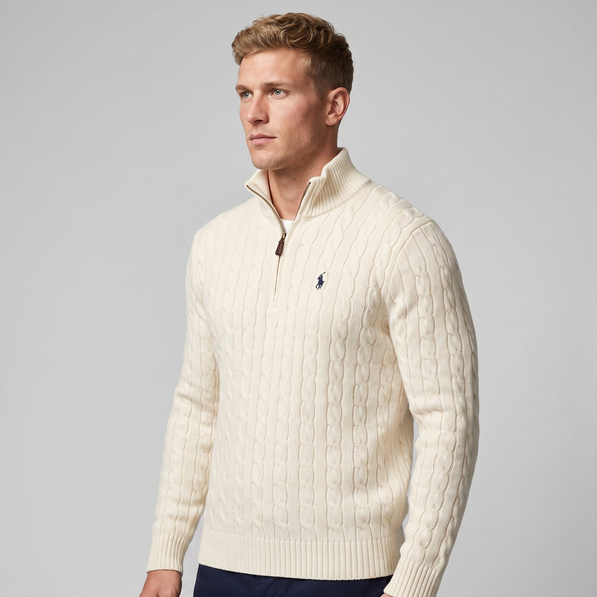 RL Cashmere-Wool Blend Pullover