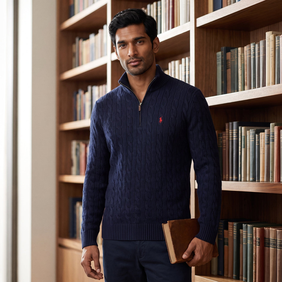 RL Cashmere-Wool Blend Pullover