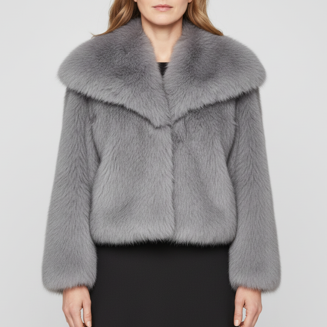 Enid Women's Winter Plush Faux Fur Jacket