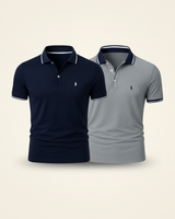 Navy Blue + Gray
