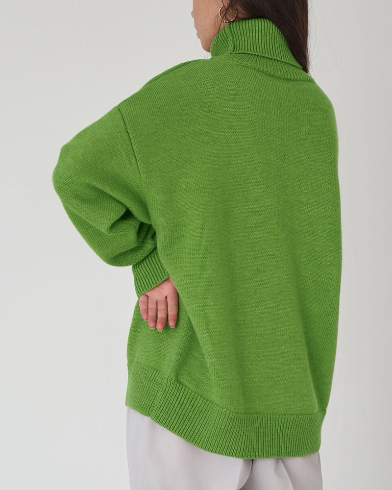Kitty Women's Oversized Roll Neck Jumper