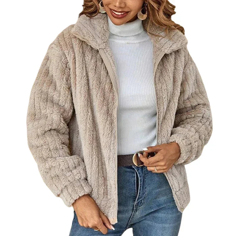 Nina Women's Teddy Fleece Jacket