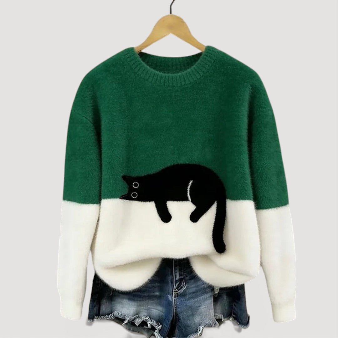 Millie Women's Knitted Jumper - Green