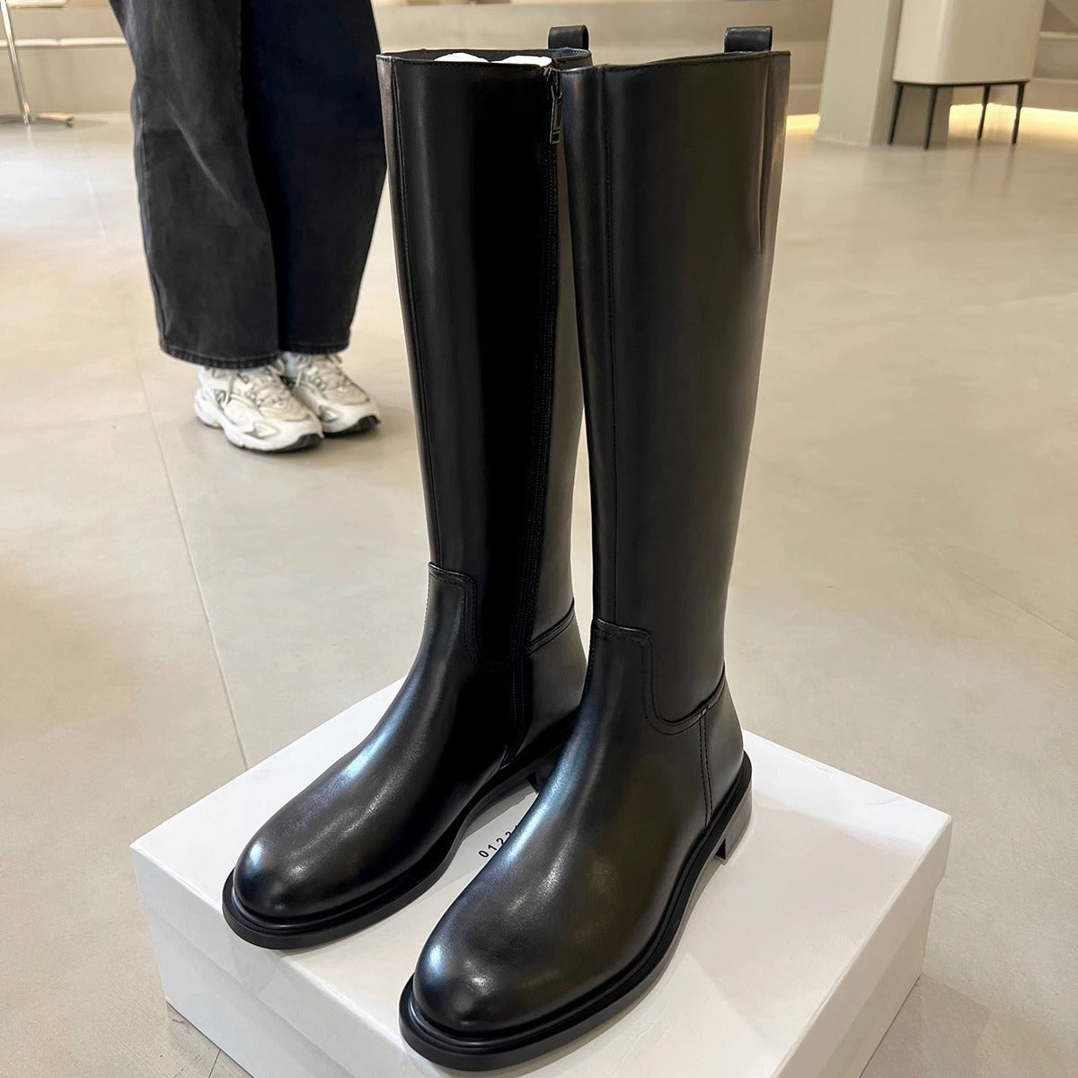 Beverly Women's Leather Knee High Boots