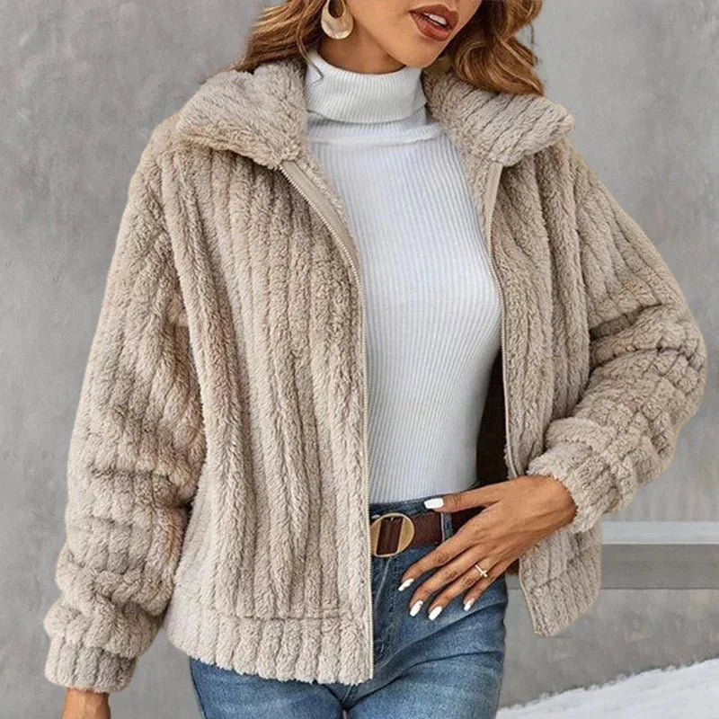 Nina Women's Teddy Fleece Jacket