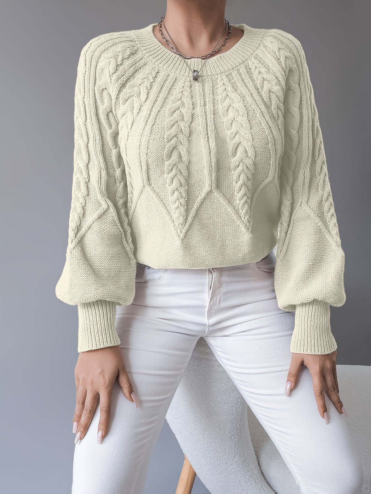 Tessa Women's Cable Knit Jumper