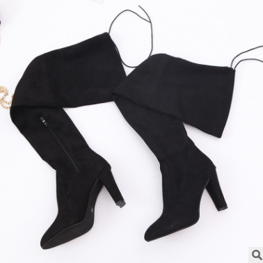 Petra Women's Suede Over the Knee Boots