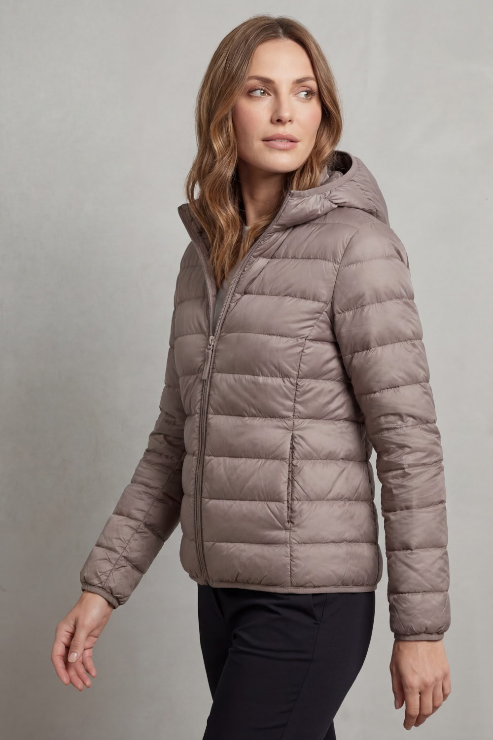 Alice Women's Nylon Quilted Puffer Jacket