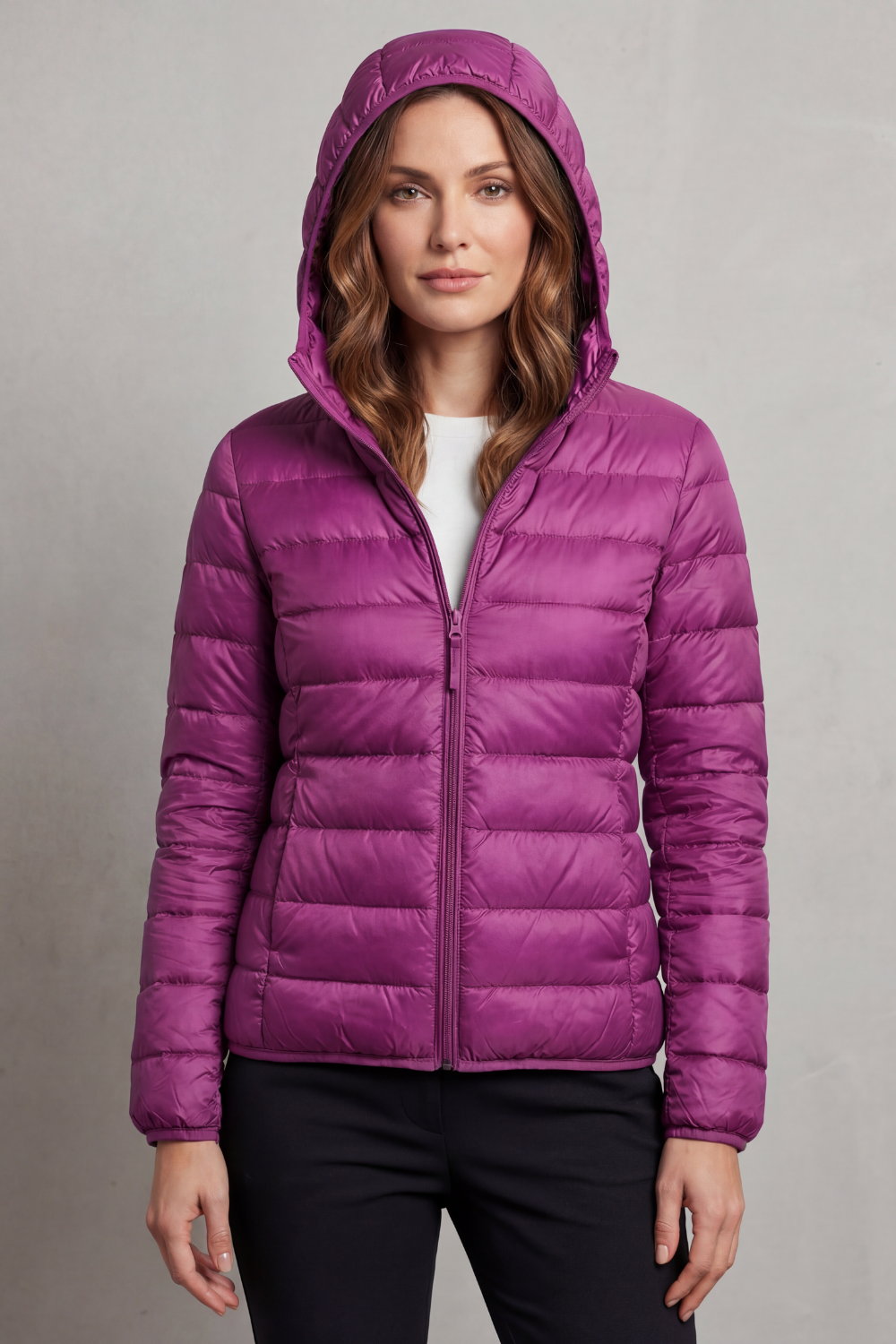 Alice Women's Nylon Quilted Puffer Jacket