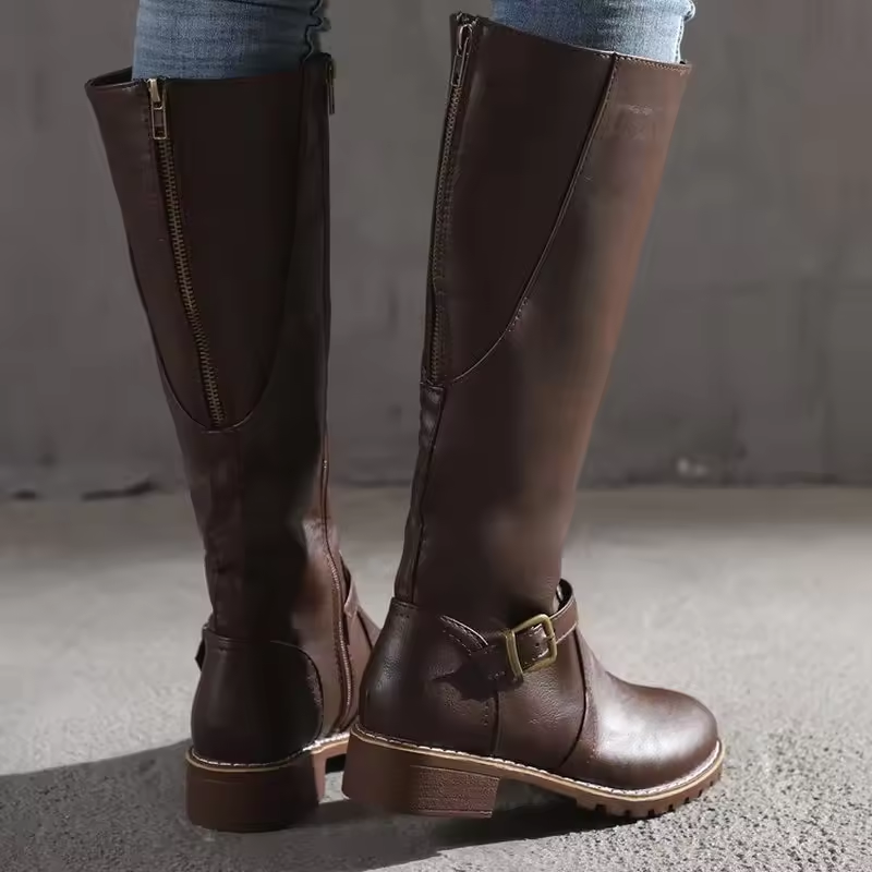Imogen Women's Leather Knee High Boots