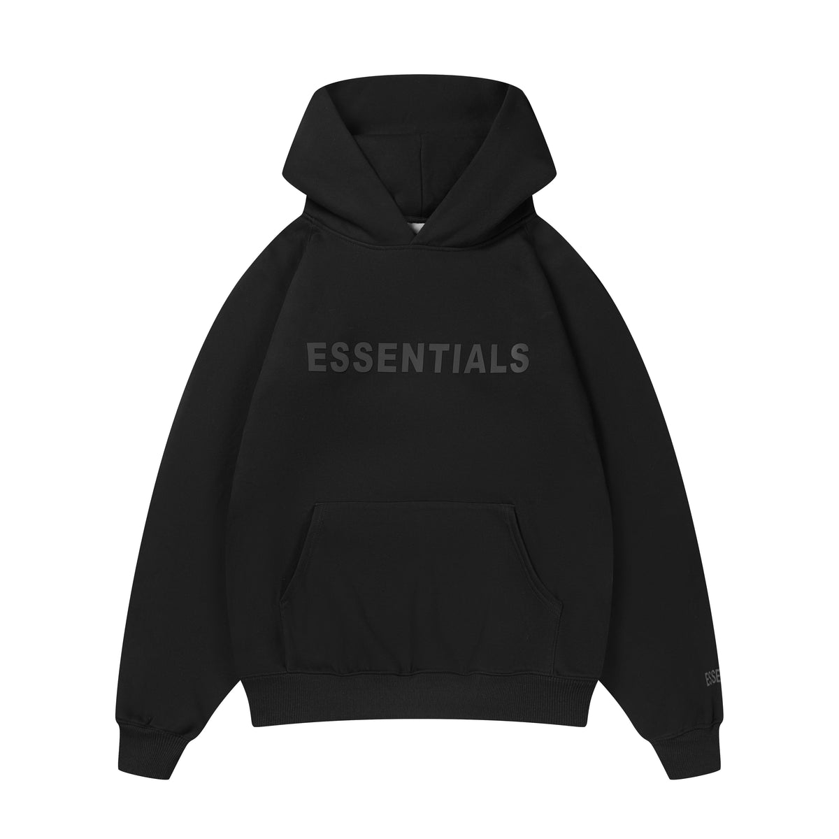 ES Hoodie - White Oversized Long-Sleeve Pullover Unisex