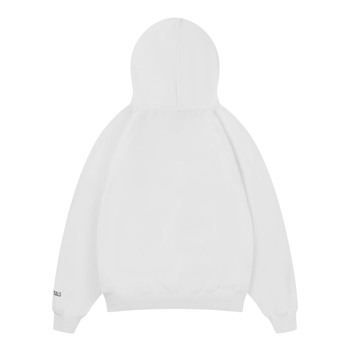 ES Hoodie - White Oversized Long-Sleeve Pullover Unisex