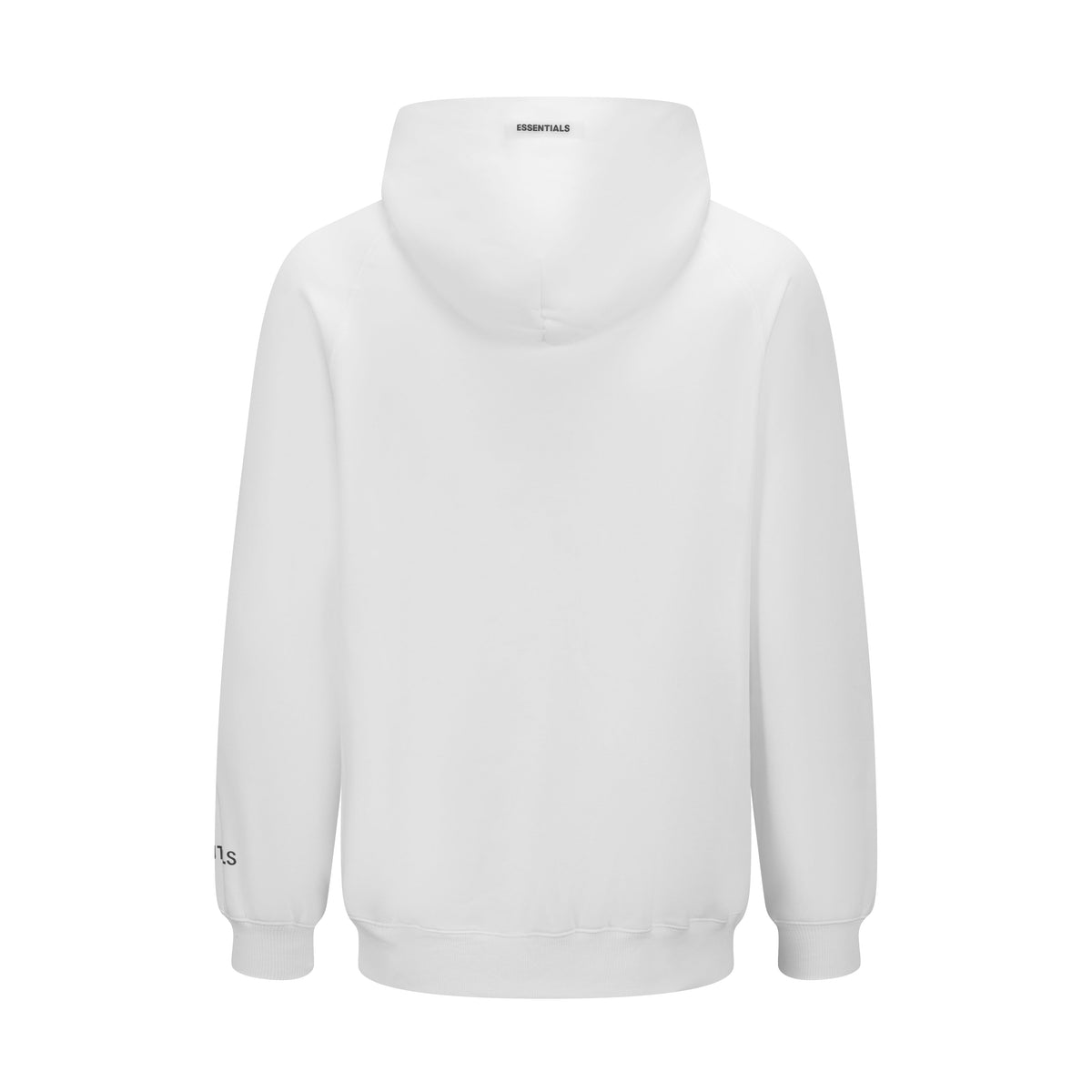 ES Hoodie - White Oversized Long-Sleeve Pullover Unisex