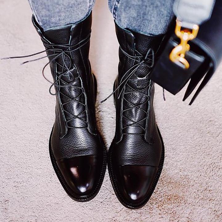 Maeve Women's Leather Heeled Ankle Boots