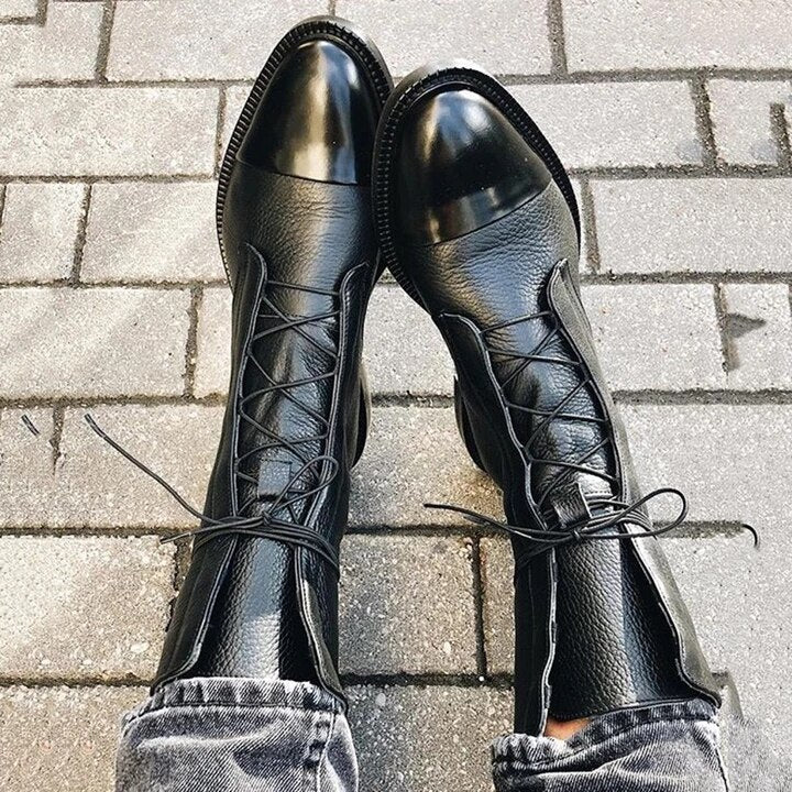 Maeve Women's Leather Heeled Ankle Boots
