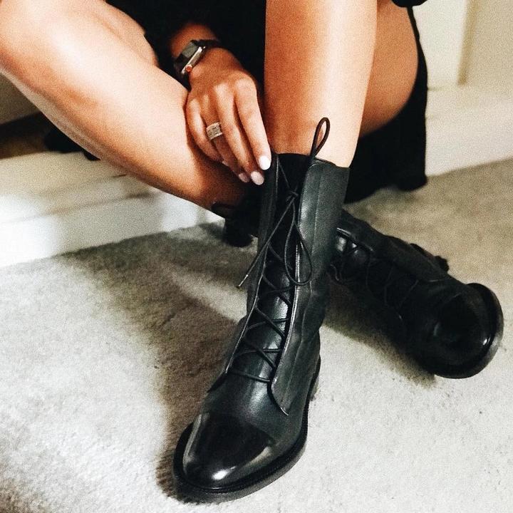 Maeve Women's Leather Heeled Ankle Boots
