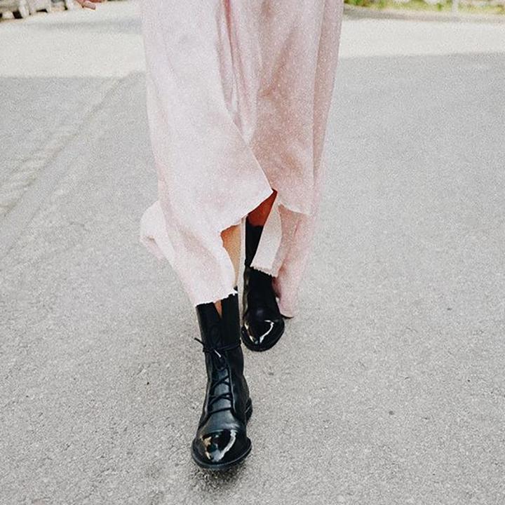 Maeve Women's Leather Heeled Ankle Boots
