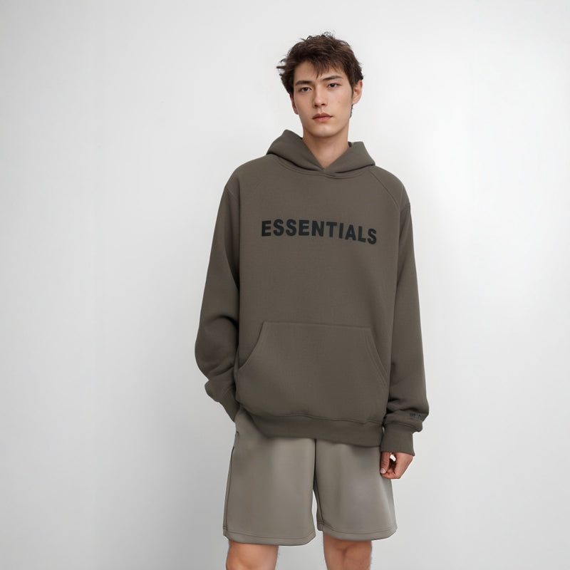 ES Hoodie - Off Black Oversized Long-Sleeve Pullover Unisex