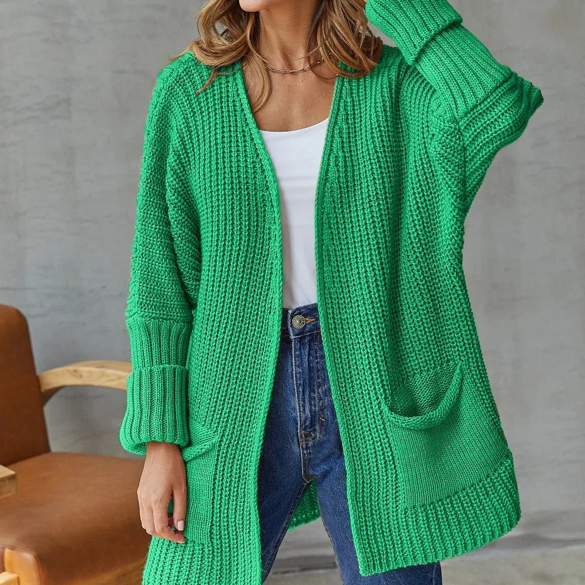 Bea Women's Long Knitted Cardigan