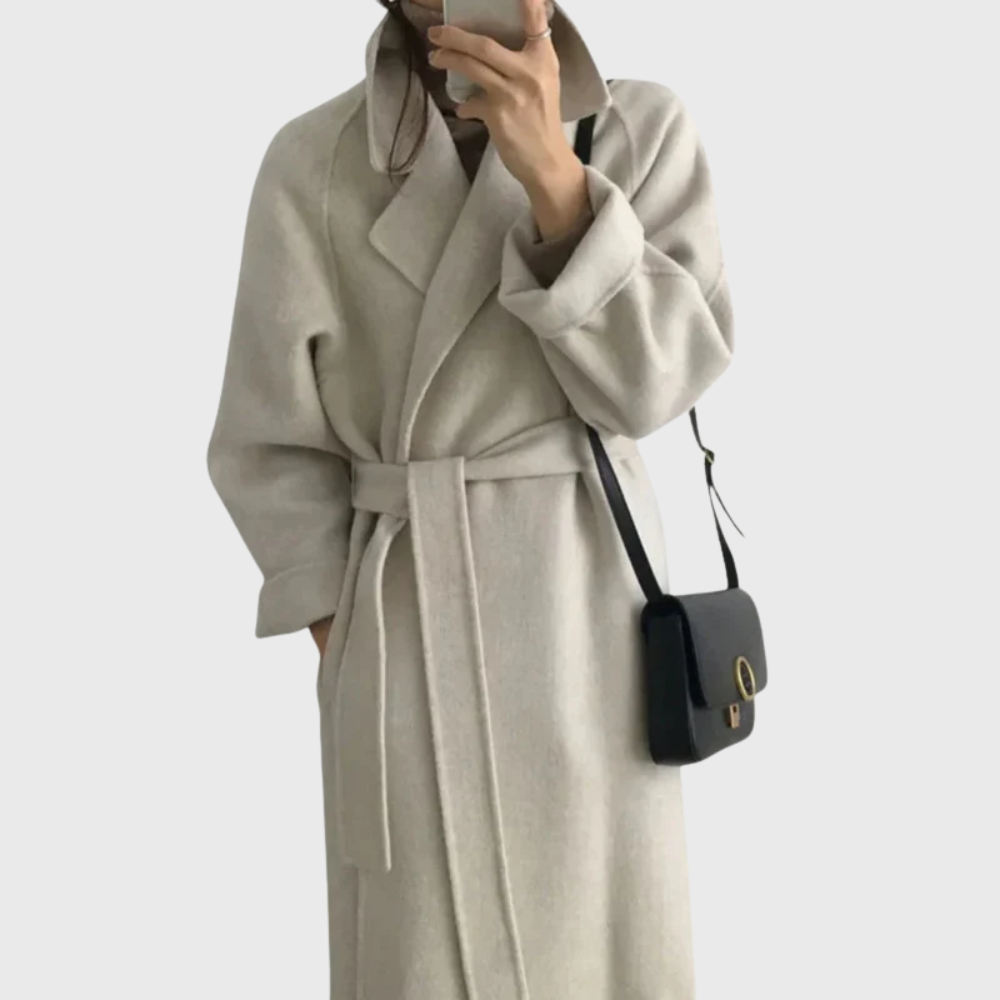 Tilda Women's Winter Wool Coat - Cream