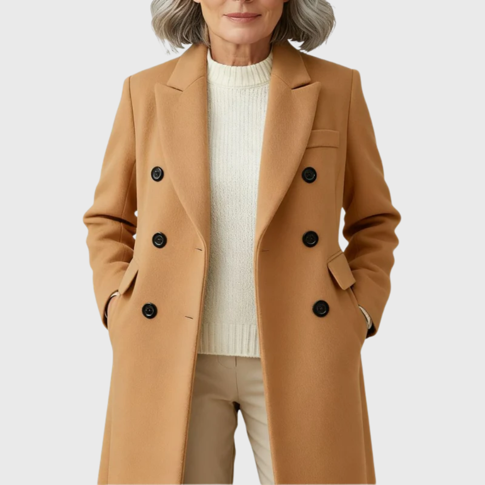 Noelle Women's Long Wool Coat