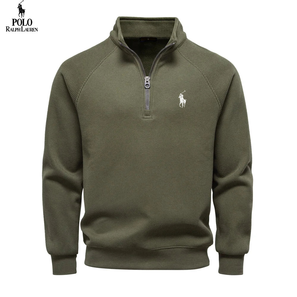 RL Premium Quarter-Zip Sweater