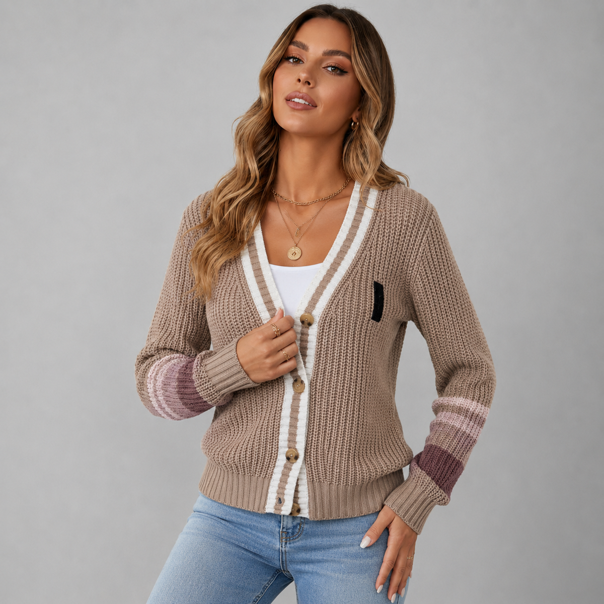 Greer Women's Chunky Knit Cardigan