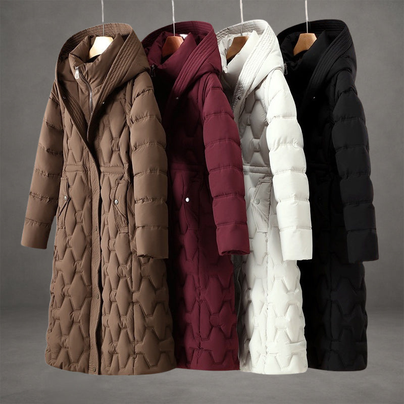 Cara Women's Winter Down Padded Long Puffer Coat