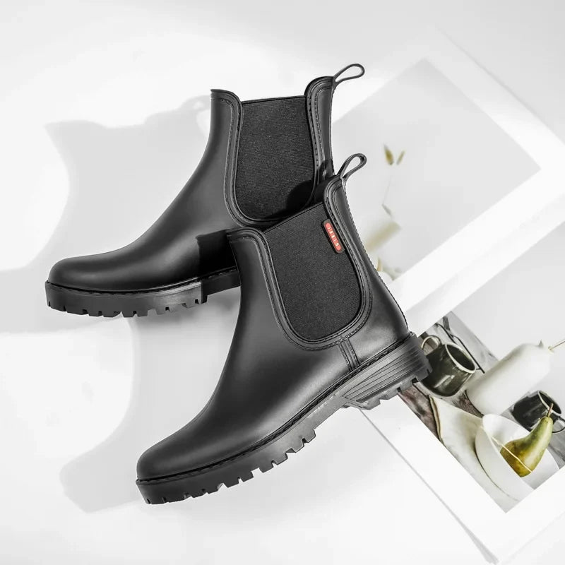 Thea Women's Rubber Chelsea Boots