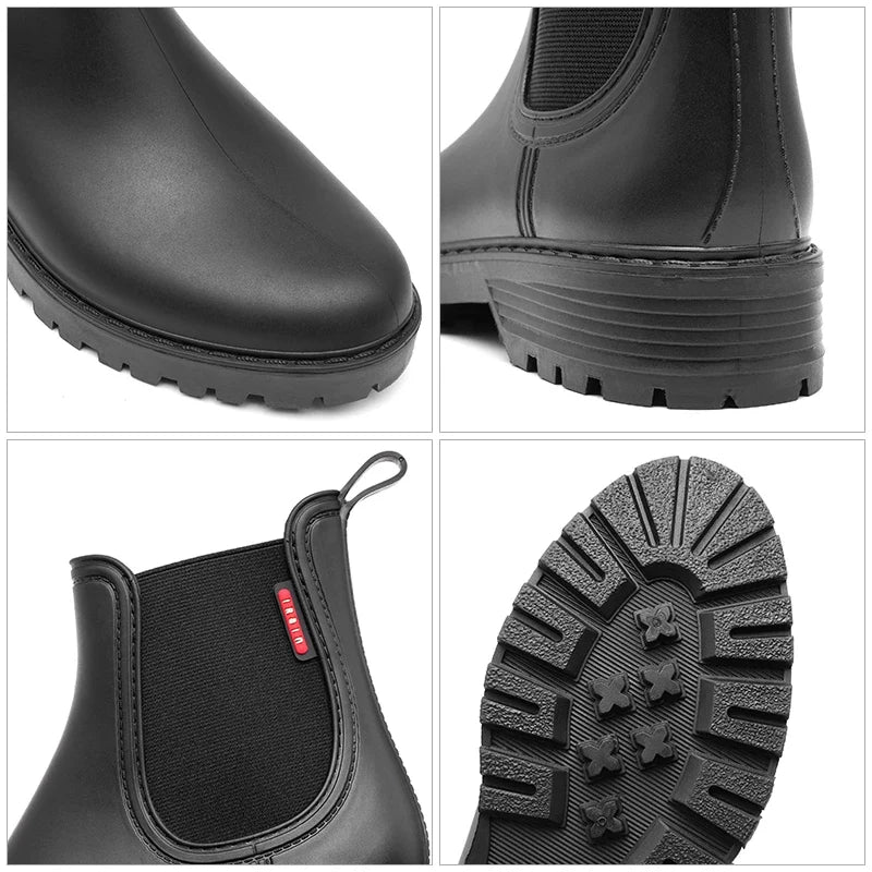 Thea Women's Rubber Chelsea Boots