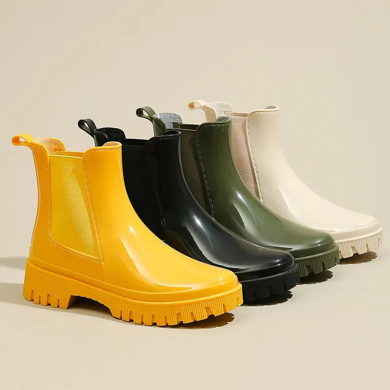 Verity Women's Rubber Chelsea Boots