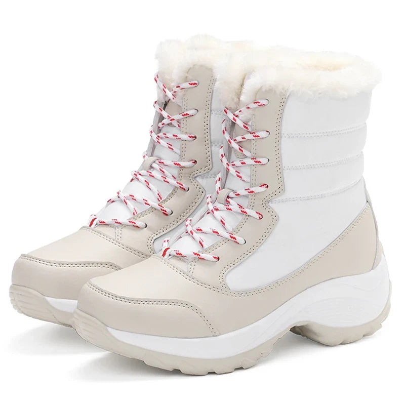 Marjorie Waterproof Winter Boots - White
