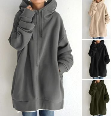 Elodie Women's Oversized Zip Up Hoodie