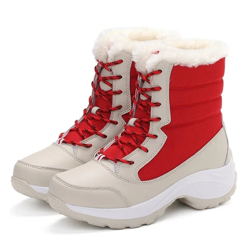 Marjorie Waterproof Winter Boots - Red