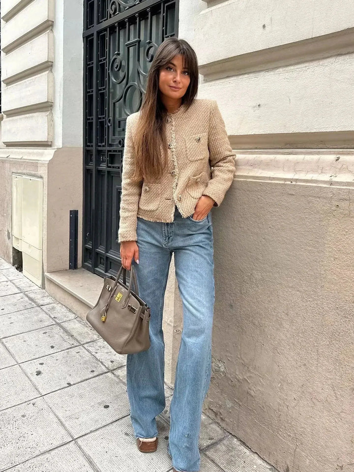 Eliza Cropped Tweed Jacket