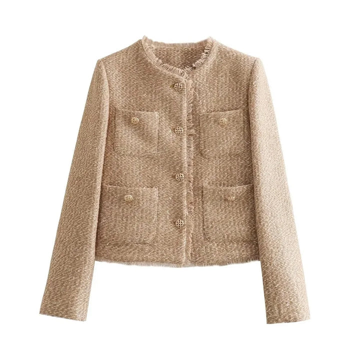 Eliza Cropped Tweed Jacket