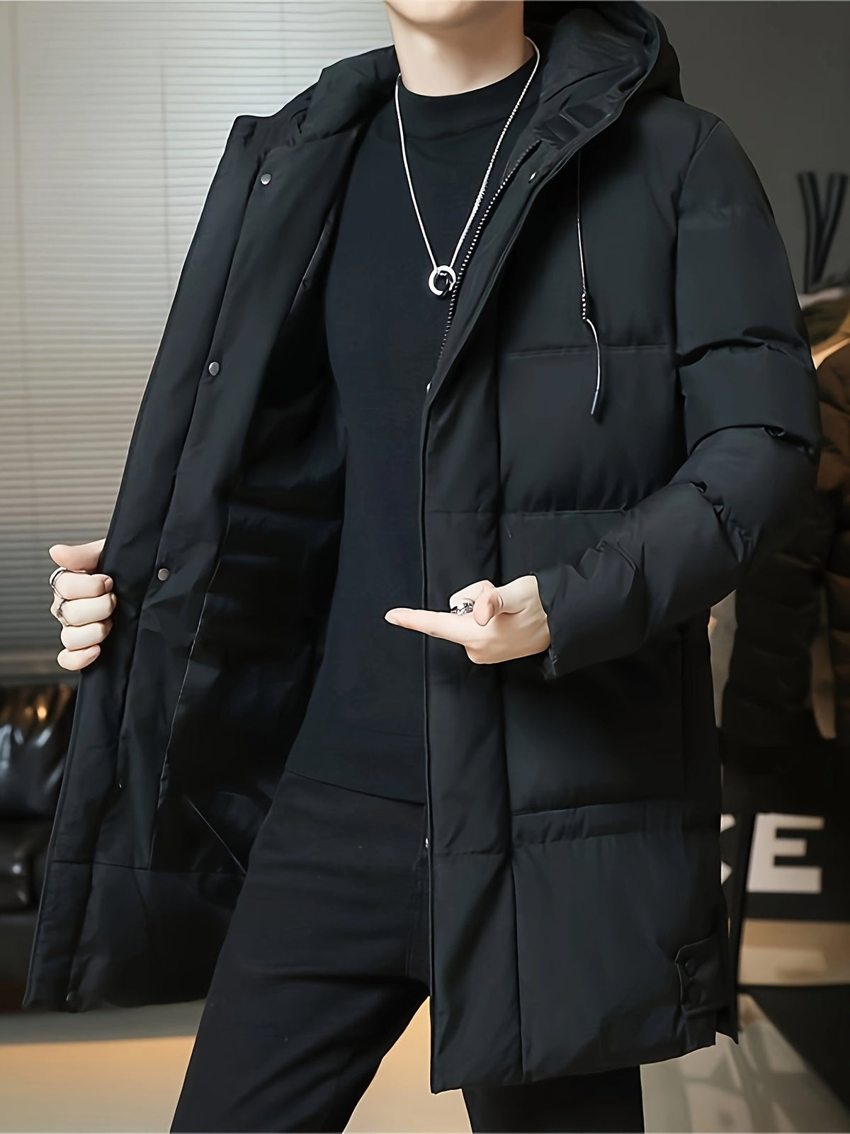 Eloise Long Puffer Winter Coat
