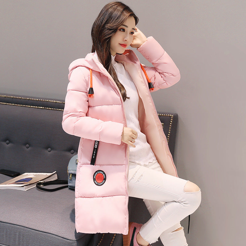 Constance Women's Hooded Puffer Coat - Pink