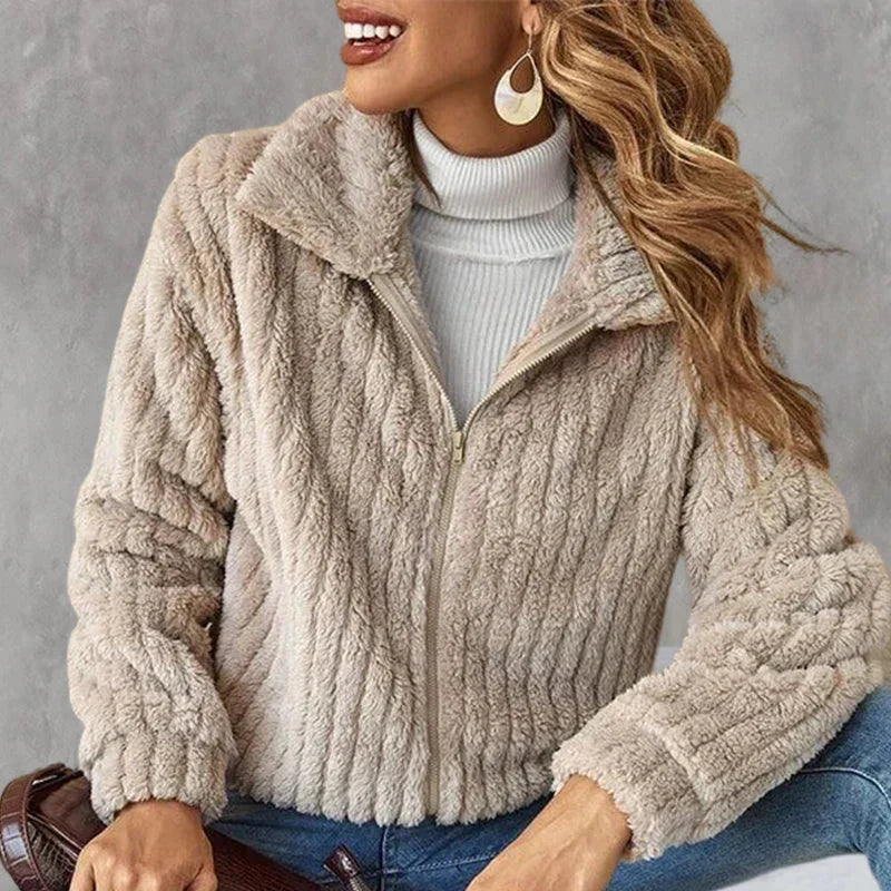 Nina Women's Teddy Fleece Jacket