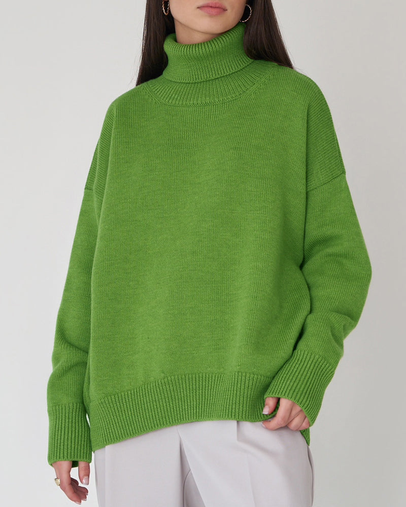 Kitty Women's Oversized Roll Neck Jumper