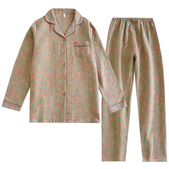 Paige Women's Pyjama Lounge Set - Beige