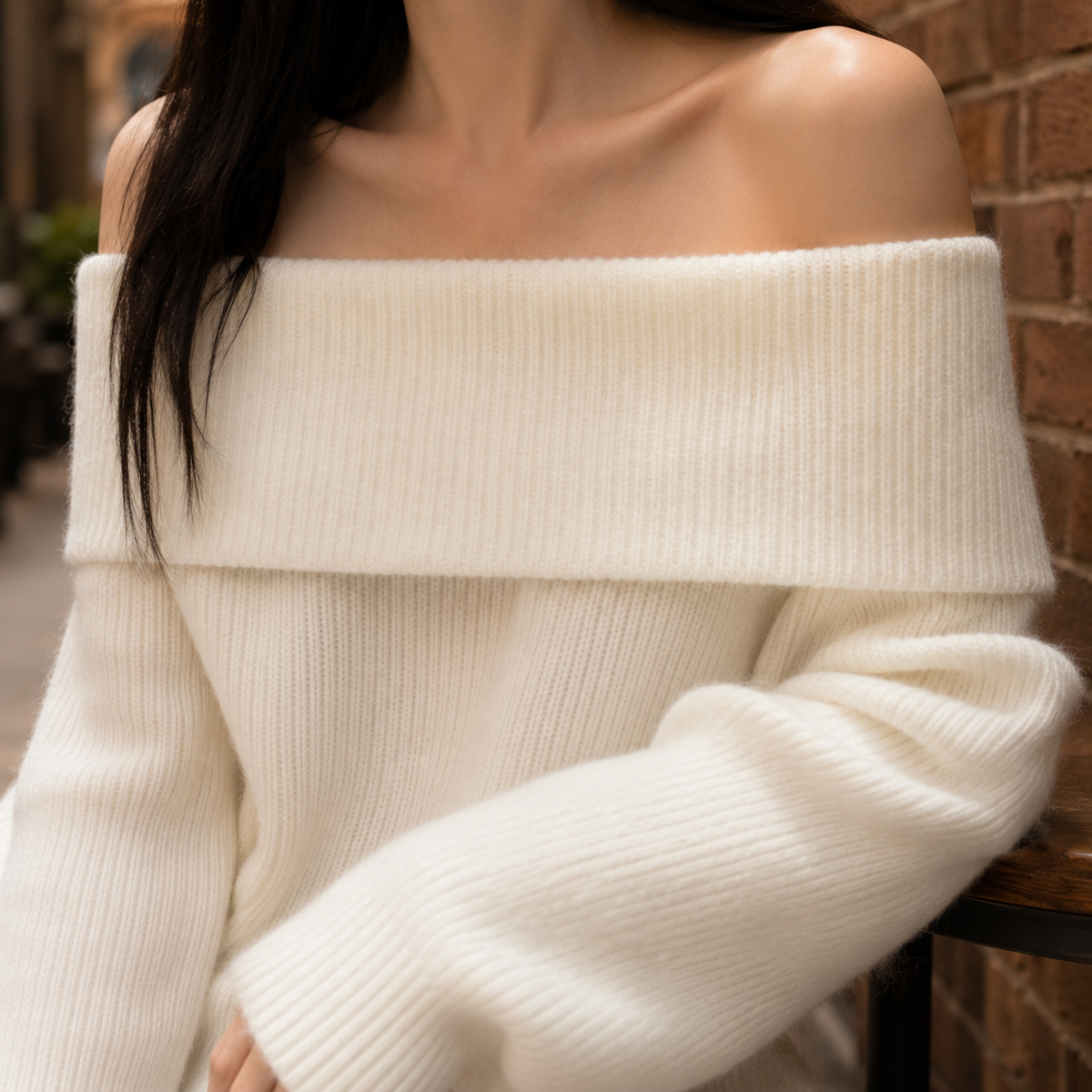 Ursula Women's Off the Shoulder Jumper