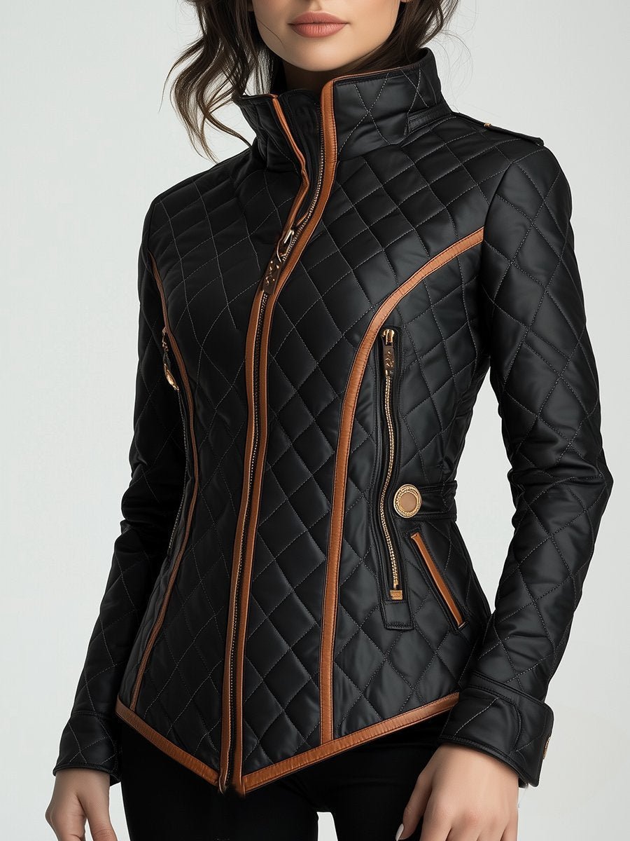 Zara Fitted Quilted Jacket