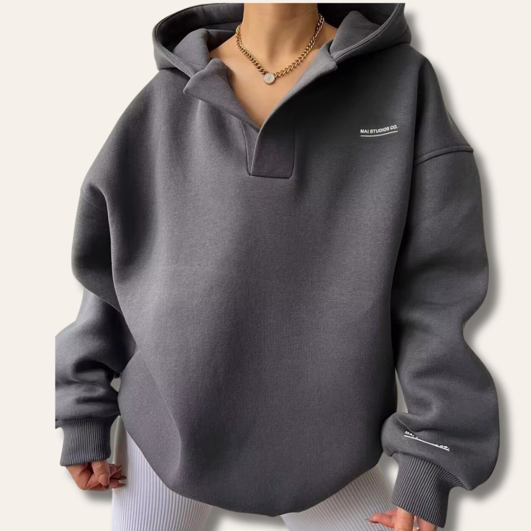 Ffion Women's Oversized Hoodie - Grey