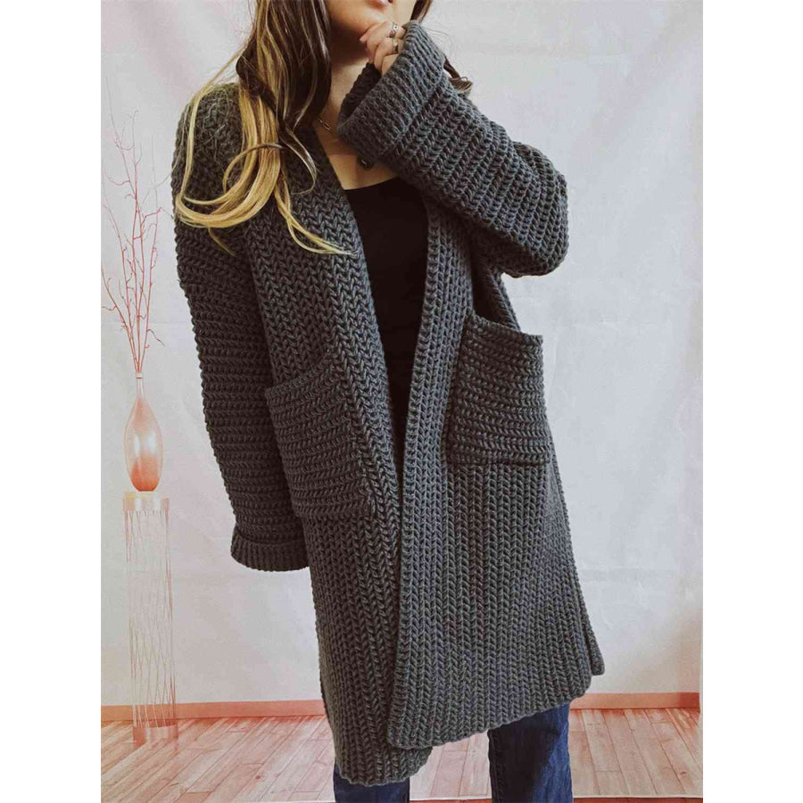 Jemima Women's Long Chunky Knit Cardigan