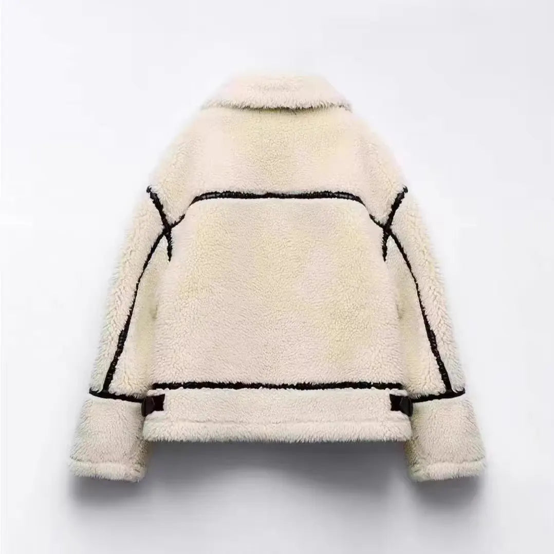 Nell Women's Oversized Teddy Jacket